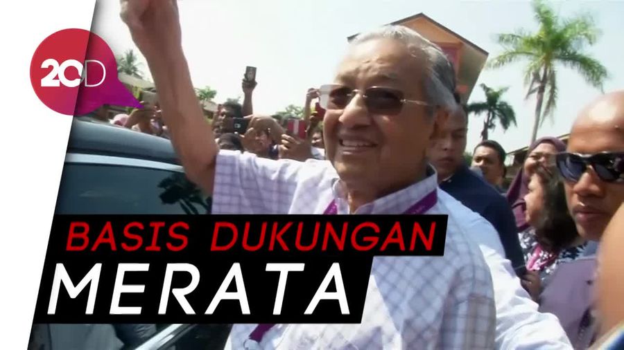 Mahathir Mohamad Yakin Menang Pemilu Malaysia