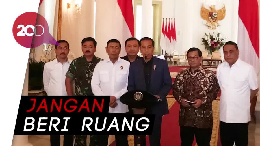 Jokowi: Negara Tidak Pernah Takut Pada Terorisme