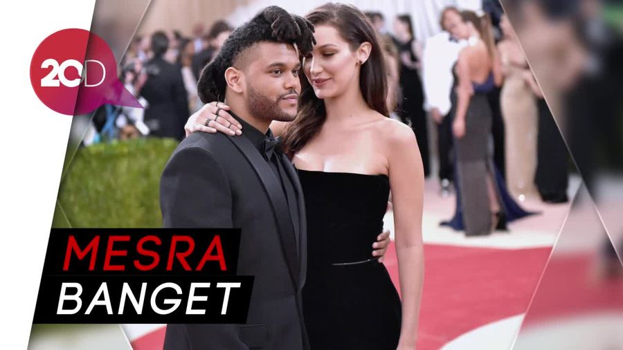 Ciuman Bella Hadid dan The Weeknd di Cannes Film Festival