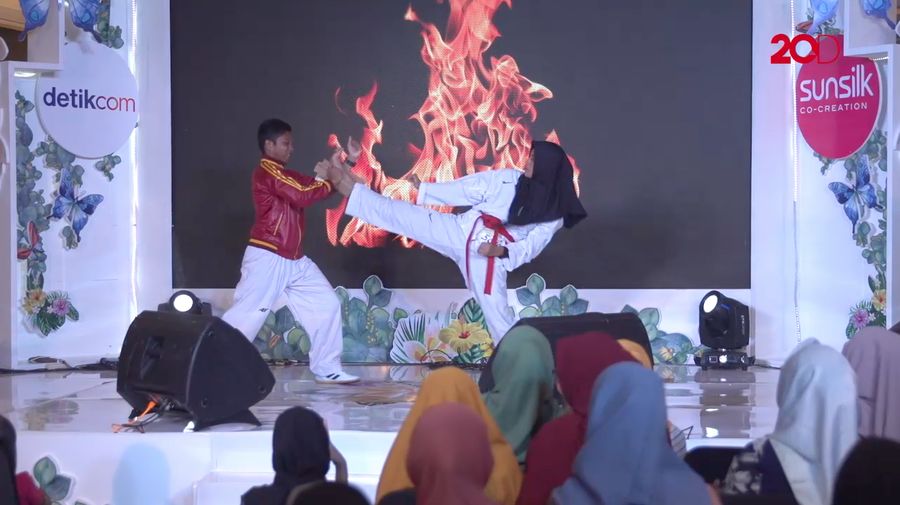 20 Besar Makassar - Jurus Taekwondo Nur Aliyah 