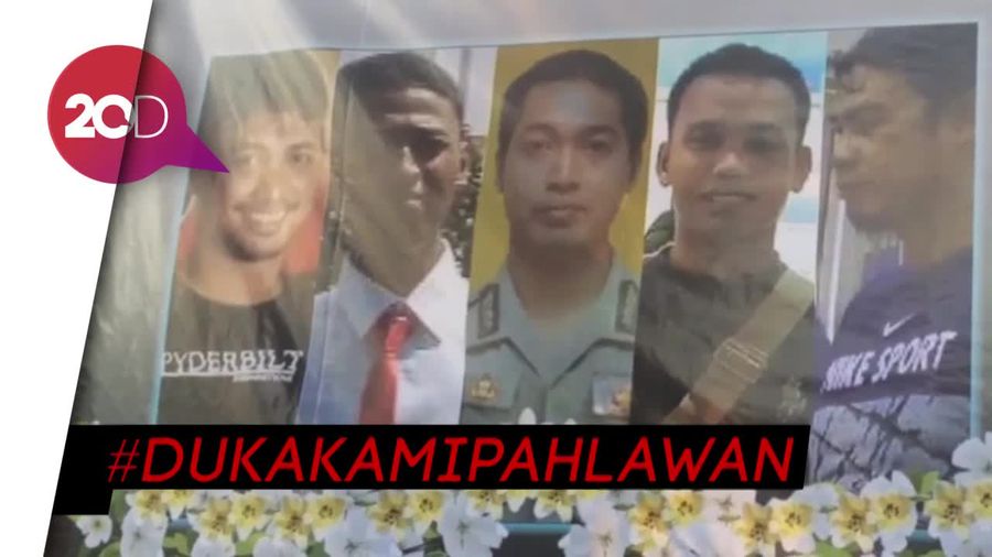 Simpati Warga untuk 5 Polisi yang Gugur di Mako Brimob