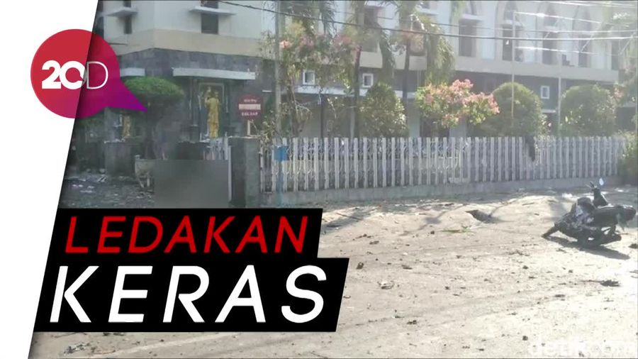 Suasana Pasca Bom Bunuh Diri di Surabaya