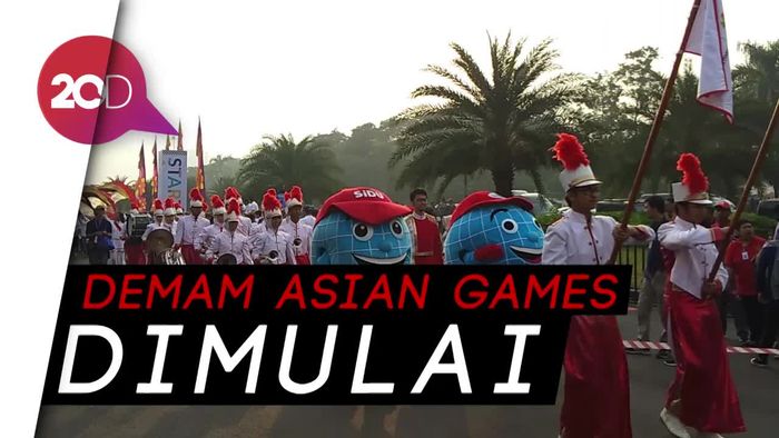 Kemeriahan Parade Asian Games 2018