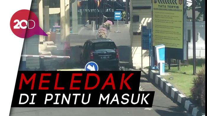 Detik-detik Meledaknya Bom di Polrestabes Surabaya