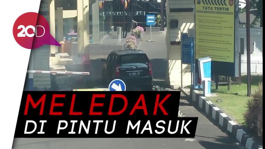 Detik-detik Meledaknya Bom di Polrestabes Surabaya