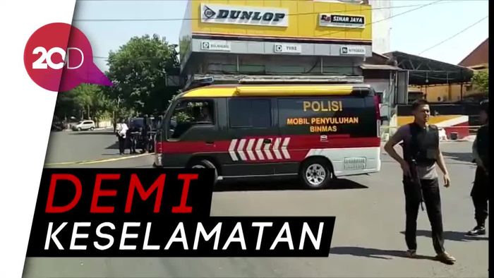 Warga Sekitar Polrestabes Surabaya Diimbau Tinggalkan Rumah