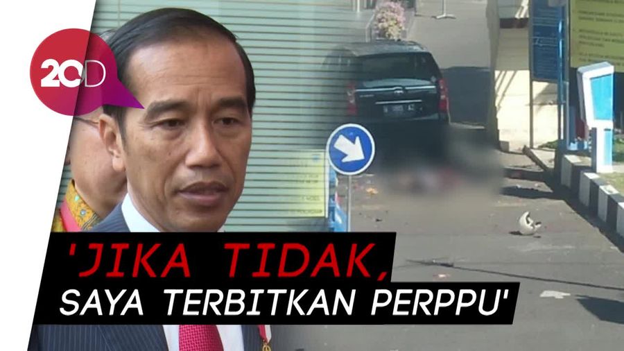 Jokowi Desak DPR Rampungkan Revisi UU Terorisme