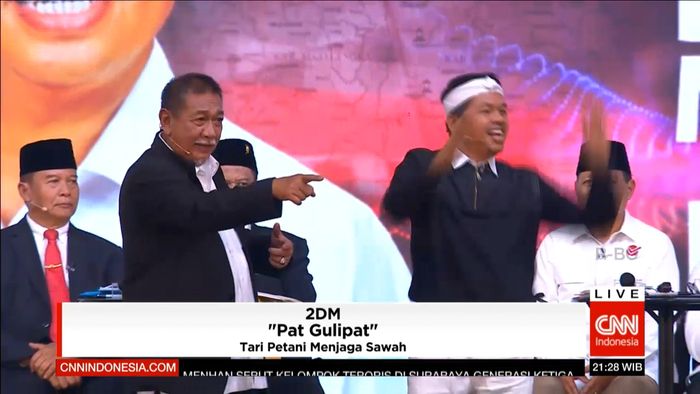 Tarikan Pat Gulipat, Dedi Mulyadi Joget Heboh