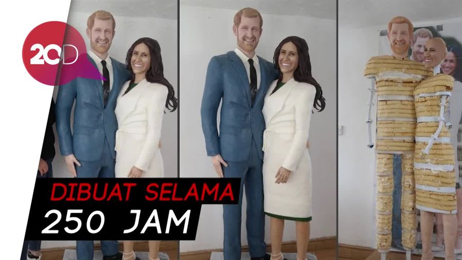 Wow! Ada Kue Seukuran Pangeran Harry dan Meghan Markle