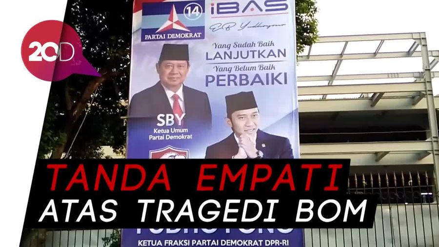Pidato Politik AHY Batal Akibat Teror Bom di Surabaya