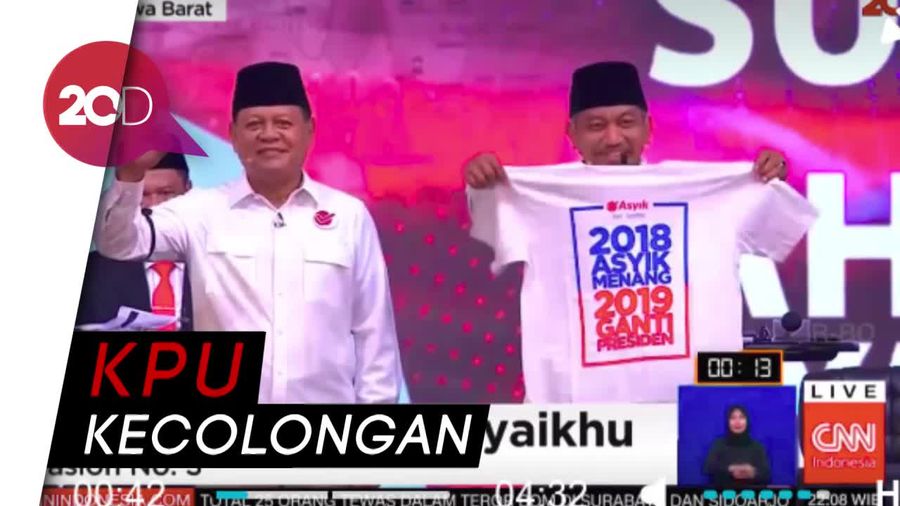 Bawaslu: Kaos Ganti Presiden Tak Boleh Dibawa ke Panggung Debat