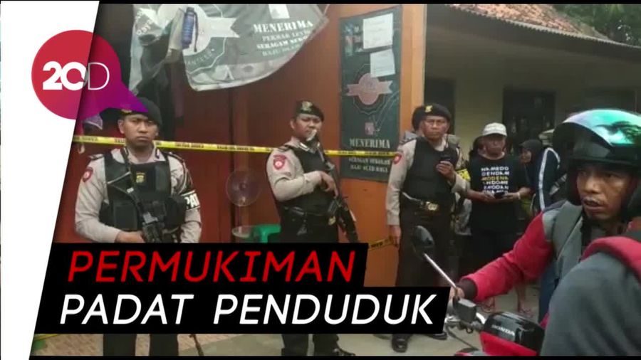 Menelusuri Lokasi Penggrebekan Terduga Teroris di Tangerang