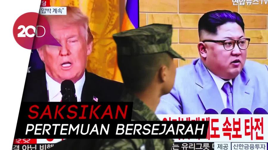 Antusias Warga Singapura Jelang Pertemuan Trump-Kim