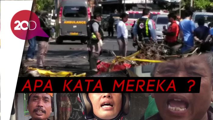 Warga Bicara Terkait Teror Bom 
