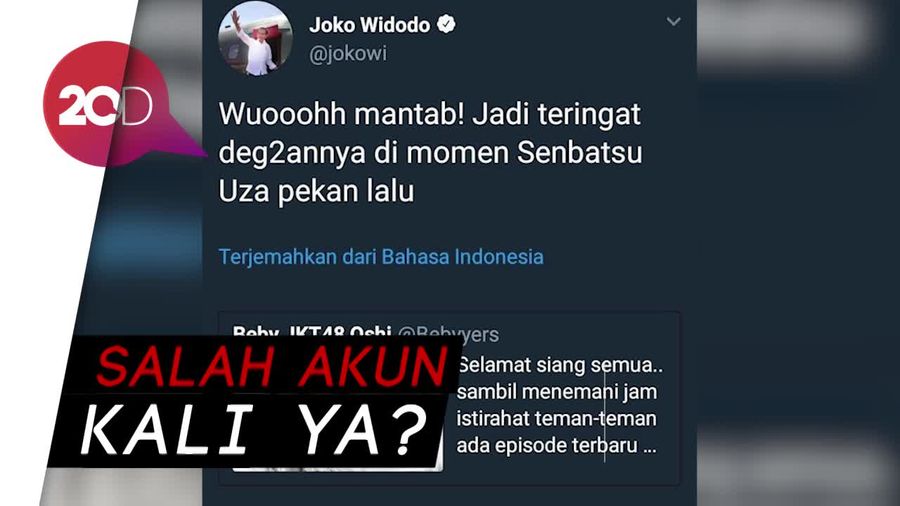 Admin Jokowi Dipecat Gara-gara Ngetwit soal JKT48!