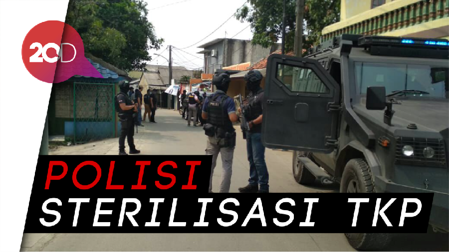 Densus 88 Tangkap Terduga Teroris di Tangerang Kota
