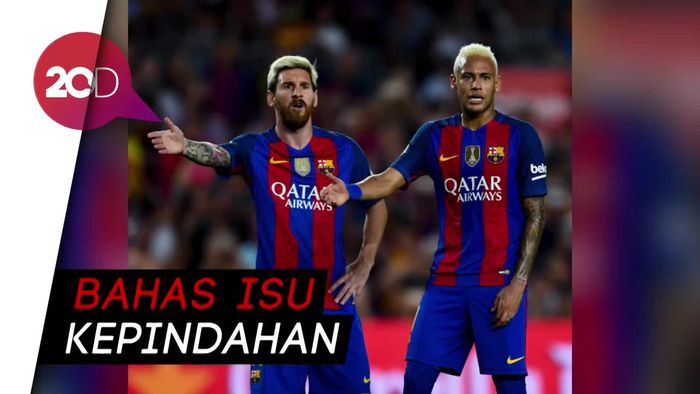 Messi: Tak Enak Jika Melihat Neymar di Real Madrid