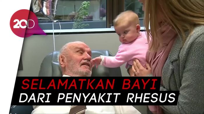 Darah Unik Kakek Ini Selamatkan 2,4 Juta Bayi