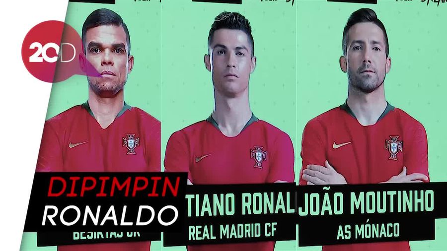 Ronaldo Pimpin Skuat Portugal di Piala Dunia 2018