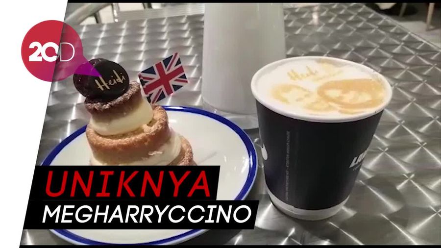 Wah! Ada Cappuccino Berwajah Pangeran Harry dan Meghan Markle