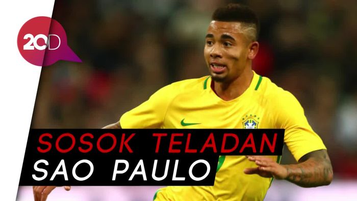 Mural Gabriel Jesus Hiasi Kampung Halamannya 