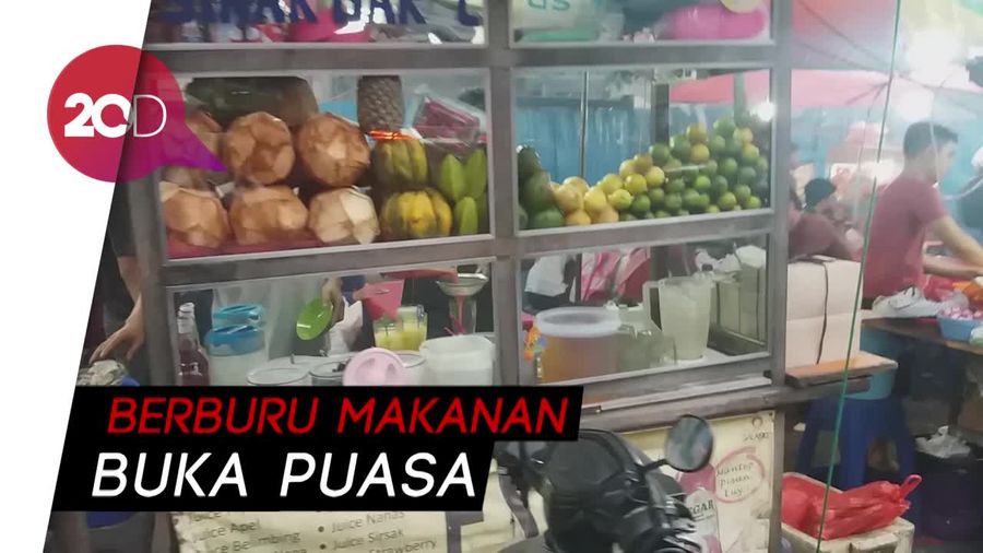 Suasana Tempat Kuliner Sabang Sarinah Saat Buka Puasa