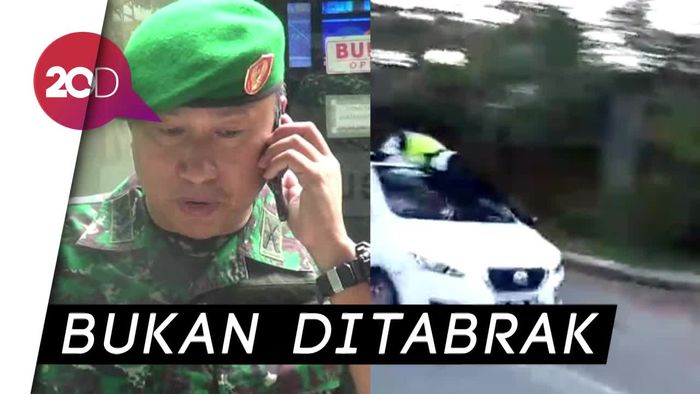 Klarifikasi Kapendam soal Video Viral Oknum TNI Tabrak Polantas
