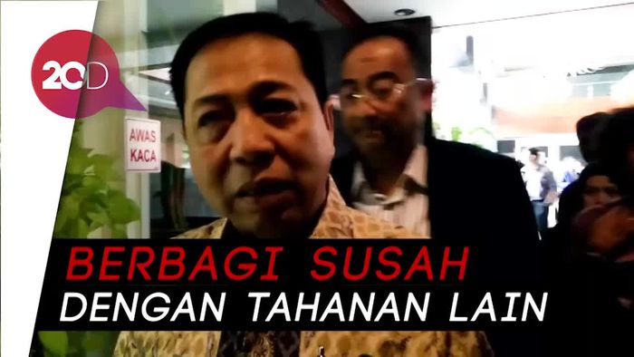 Curhat Novanto yang Kini Tinggal di Lapas Sukamiskin