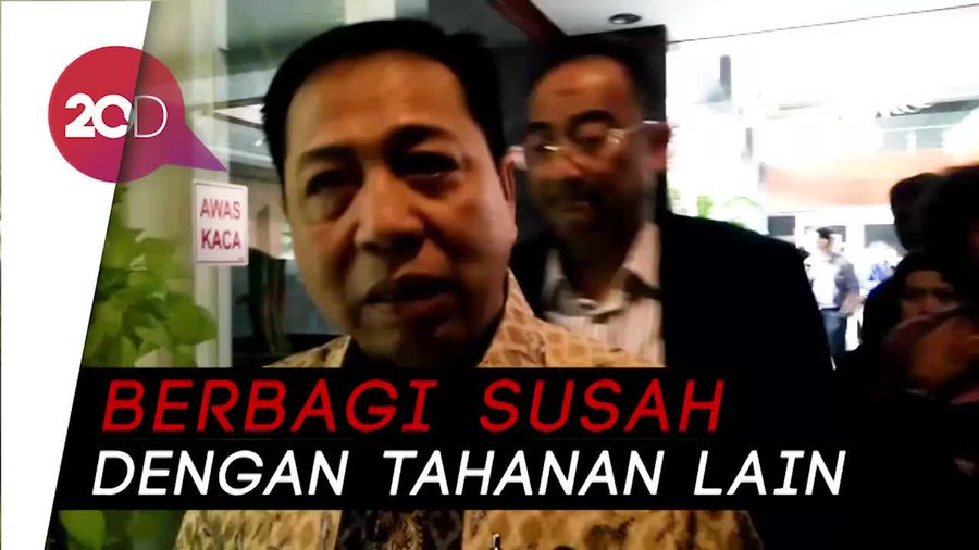 Curhat Novanto yang Kini Tinggal di Lapas Sukamiskin