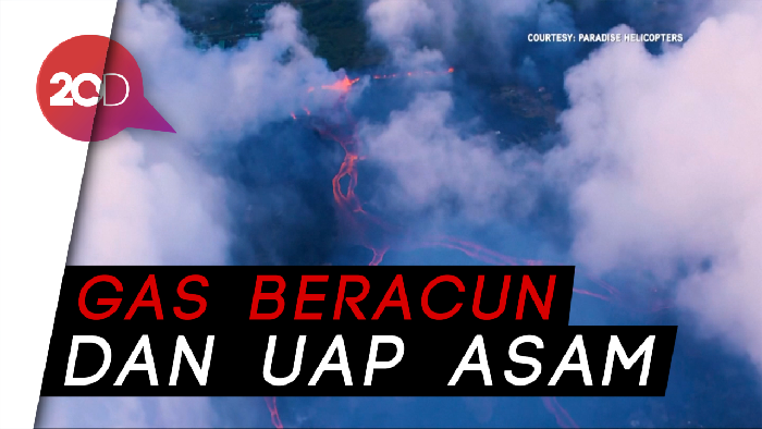Mengintip Lava Letusan Gunung Kilauea dari Mata Langit