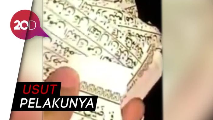 Viral! Sobekan Alquran Berceceran di Jalan Gunawarman Jakarta