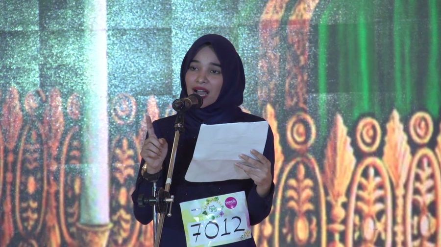 20 Besar Jakarta - Berpuisi Ala Zulfa yang Penuh Penjiwaan