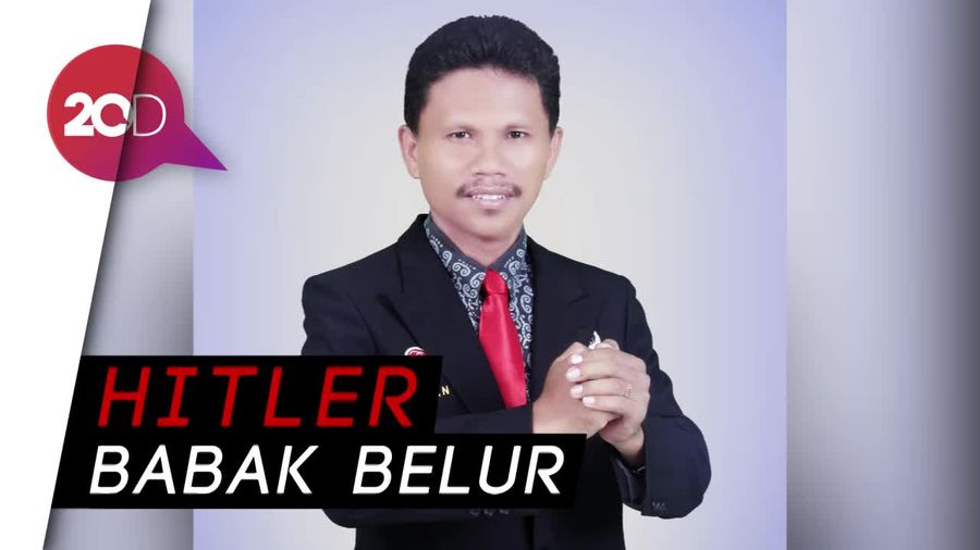Momen Hitler Dipukuli Karena Meme Amien Rais dan Habib Rizieq