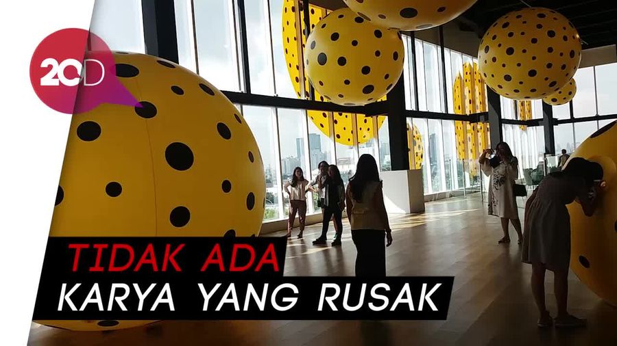 Karya Yayoi Kusama di Museum Macan Kabarnya Dirusak, Benarkah?