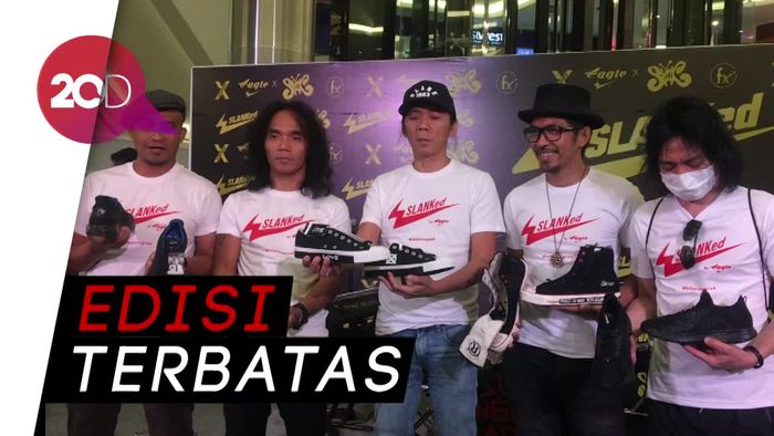 Slank Luncurkan Sepatu yang Mereka Desain Sendiri