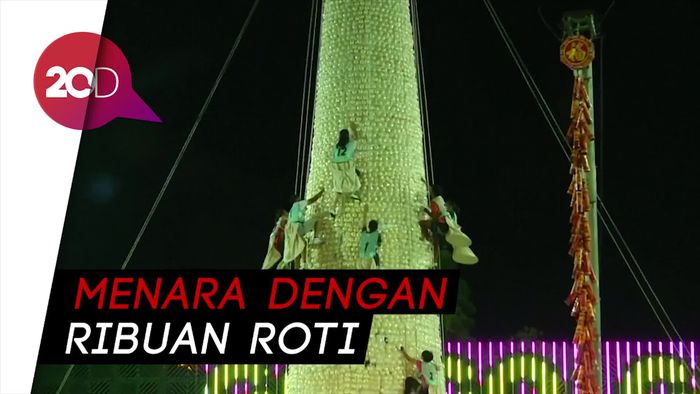 Festival Cheung Chau Bun, Kompetisi Panjat Roti di Hong Kong