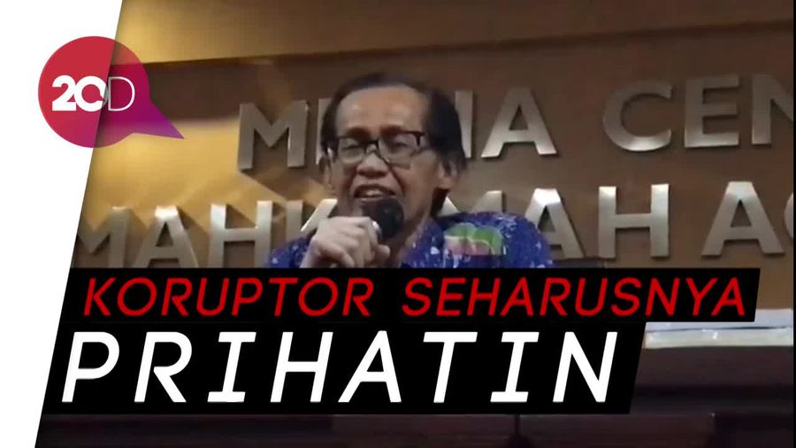 Artidjo: Koruptor Cengengesan di TV Itu Hina Rakyat Indonesia!
