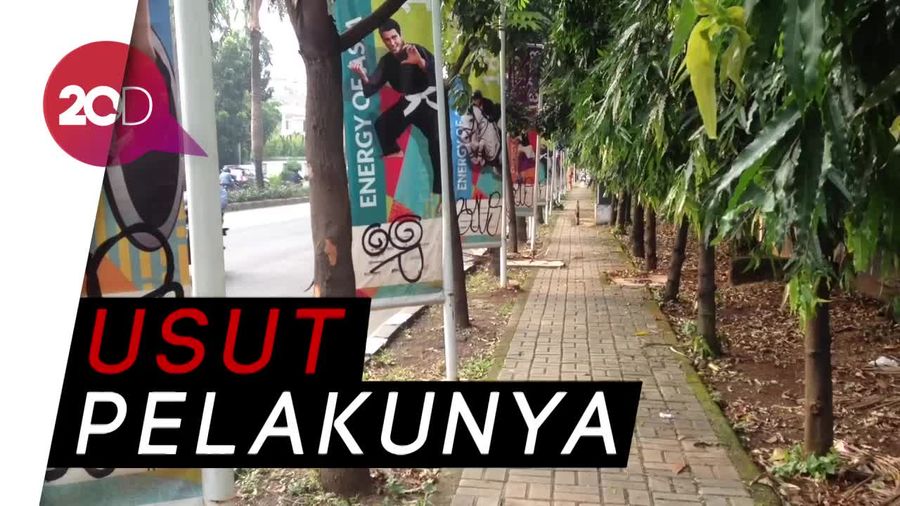 Banner Asian Games Dicorat-coret, Pasukan Oranye Turun Tangan