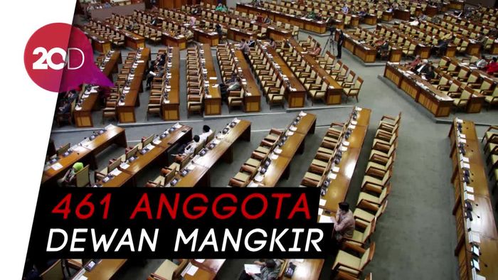 Duh! Banyak Bangku Kosong di Rapat Paripurna DPR