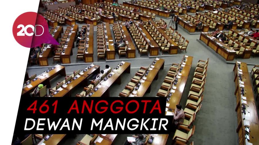 Duh! Banyak Bangku Kosong di Rapat Paripurna DPR