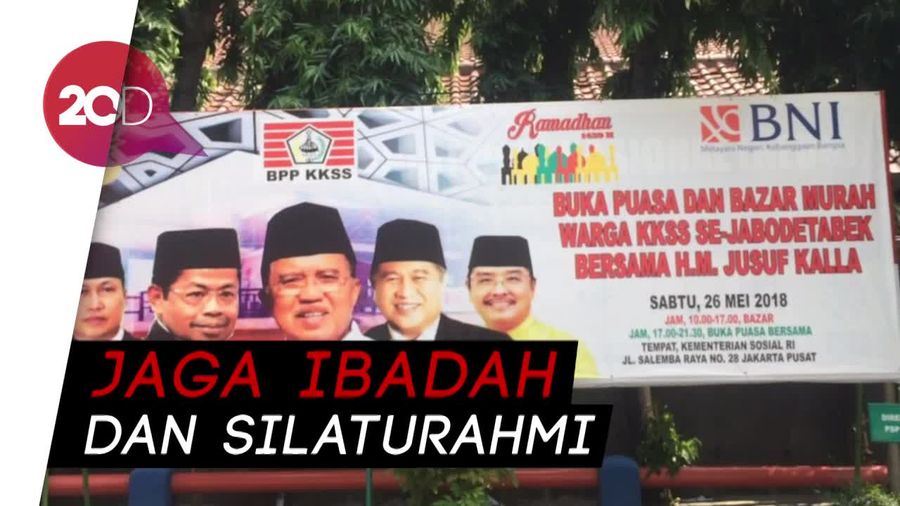 Pesan JK Saat Buka Bersama Warga Sulsel se-Jabodetabek
