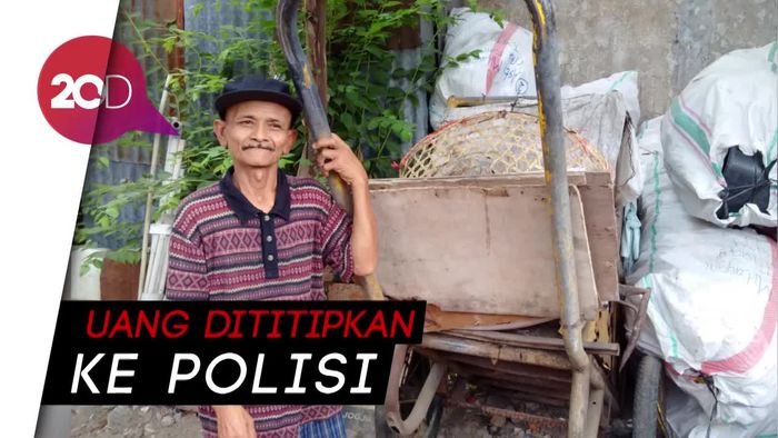 Jubaidi, Tukang Sampah yang Kembalikan Uang Temuan Rp 20 Juta