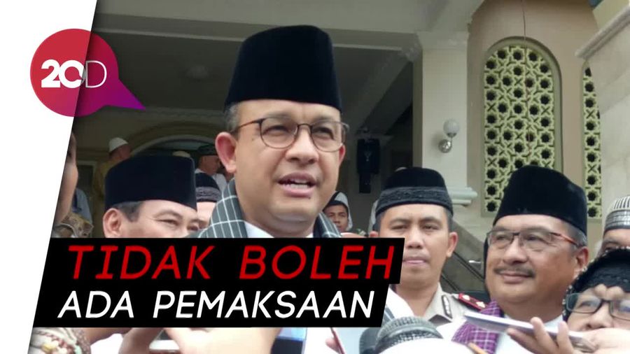 Ramai Ormas Minta THR, Anies: Kalau Melanggar Hukum, Laporkan!