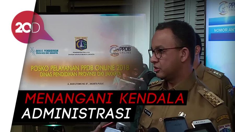 Terkendala Saat Daftar Sekolah, Anies: Datang ke Posko PPDB