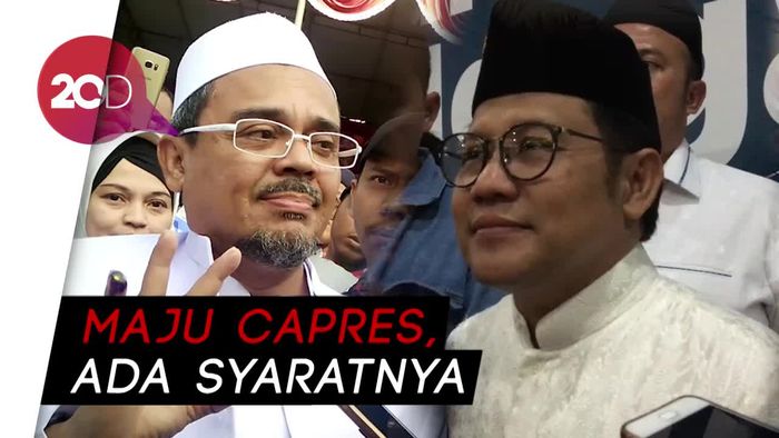 PA 212 Usung Rizieq jadi Capres, Cak Imin: Partainya Belum Ada