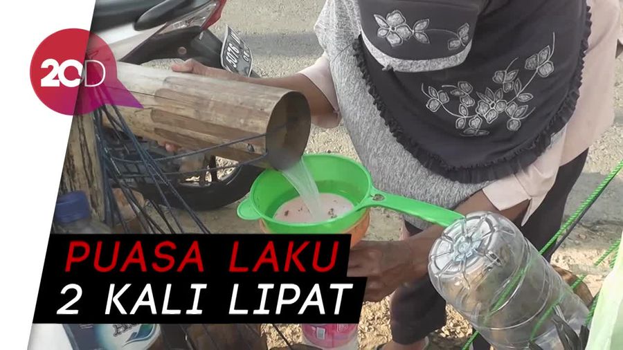Cocok untuk Berbuka, Es Legen Banyak Diburu di Rembang