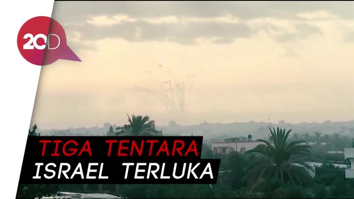 Adu Serangan Militan Hamas dan Israel