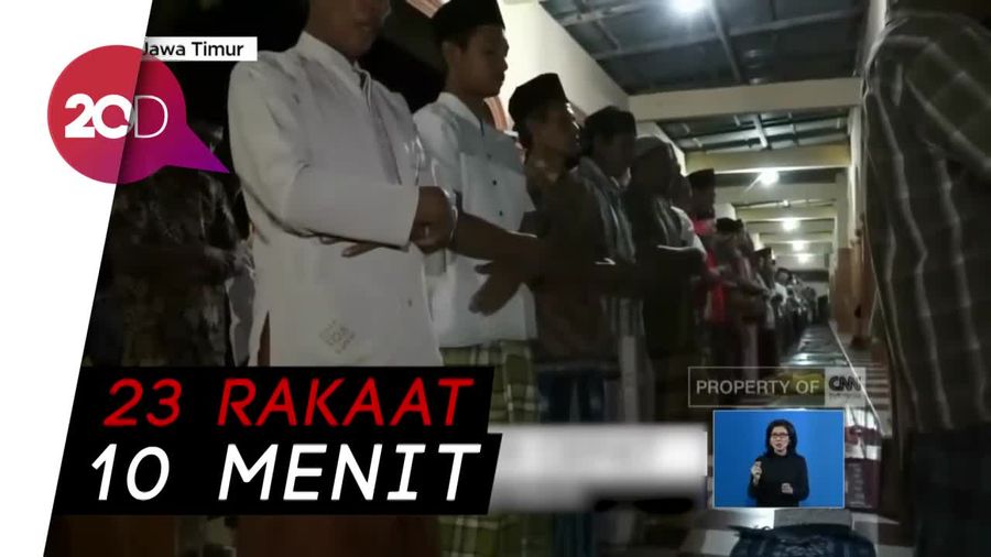 Tarawih Super Kilat di Blitar