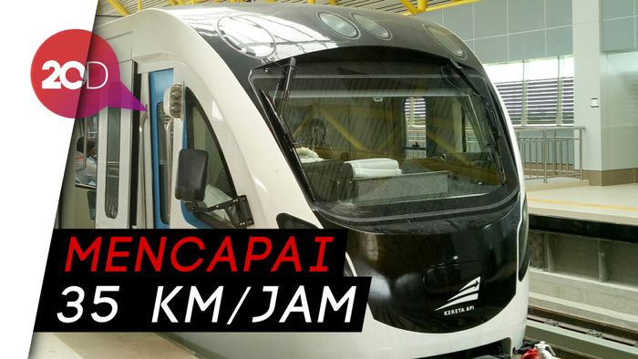 LRT Palembang Melaju Mulus dalam Uji Dinamis