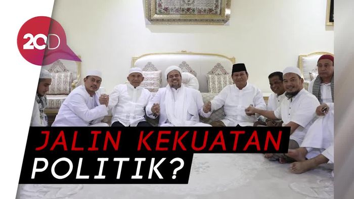 Saat Prabowo-Amien Bertemu Rizieq di Mekah
